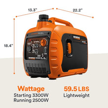 Generac 3,300 Watt Gas Powered Portable Inverter Generator, USB Charging
