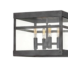 Bailey Street Home 4 Light Medium Outdoor Flush Mount in Transitional Style 12 inches Wide by 12 inches High-Oil Rubbed Bronze Finish Transitional Outdoor Ceiling 81-Bel-3088087