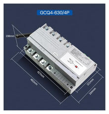 Dual-Power Automatic Transfer Switch 4P 380V Manual Switch