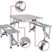 ONMYJFD Outdoor Folding Table Chair Camping Aluminium Alloy Picnic Table Waterproof Folding Table Desk for Beach Table Camping(White-Fruit peach5)