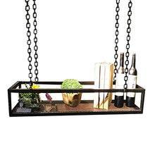ZOCWJK Plant standCeiling Hanging Flower Pot Display Stand Hanging Plant Holder Indoor Plant Pots Wall Window Plant Hanger for Indoor Herb Garden Black,