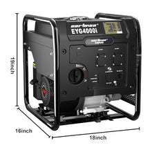 CARTMAN Portable outdoor Generator，4000W ultra-quiet gas engine, EPA Compliant, Eco-Mode Feature, Ultra Lightweight for Backup Home Use & Camping