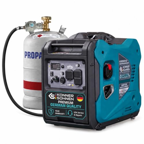 Konner & Sohnen KS 6000iEHS CO Dual Fuel Inverter Generator 6000W 120/240V