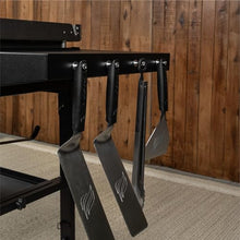 Blackstone 36 Inch 4 Burner 60,000 BTU Portable Steel Griddle Cooking Station with Foldable Legs, Grease Pan, and Storage Rack, Black