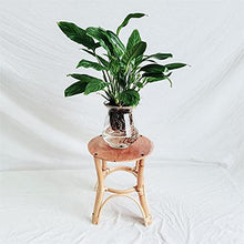 OJKJGYTF Rattan Plant Stand Rack Hand-Woven Indoor Flower Pot Holder Shelf for Outdoor Home