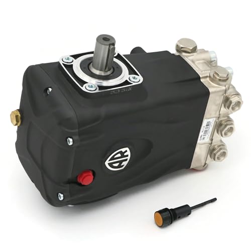 The ROP Shop OEM Annovi Reverberi Horizontal Pump for Pressure Washer for Interpump WS202 Solid Shaft