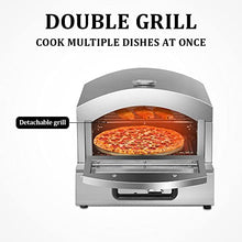 Anbt Outdoor Pizza Oven Gas Pizza & Grill Oven, Portable Propane Pizza Oven 12"Pizza Stone