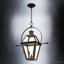 Urban Ambiance Luxury Historic Outdoor Pendant Light Bronze 23.5"H x 21.25"W