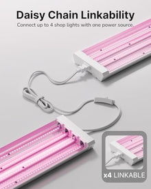 Sunco 6 Pack 4FT Full Spectrum LED Grow Lights, 80W, Super Bright