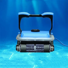 KANGJIEM Robotic Pool Vacuum Cleaner, Automatic Pool Cleaner with Wall Climbing, Two Larger Filter Baskets and 50Ft Floated Cord, Easy to Clean Above
