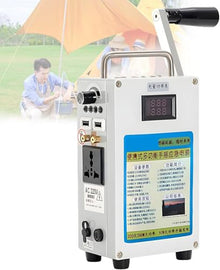 Manual Emergency Power Generator, Outdoor Emergency Generator, Survival Hand Crank Generator, 110V / 220V, 3 Types Power Supply, LED Emergency Light, For Outdoor Travel Camping 发电机+控制器