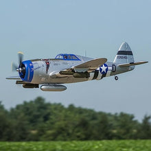 E-flite RC Airplane P-47 Razorback 1.2m BNF Basic Gray