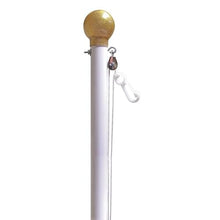 White Titan Flagpole Sets | White | 22'H