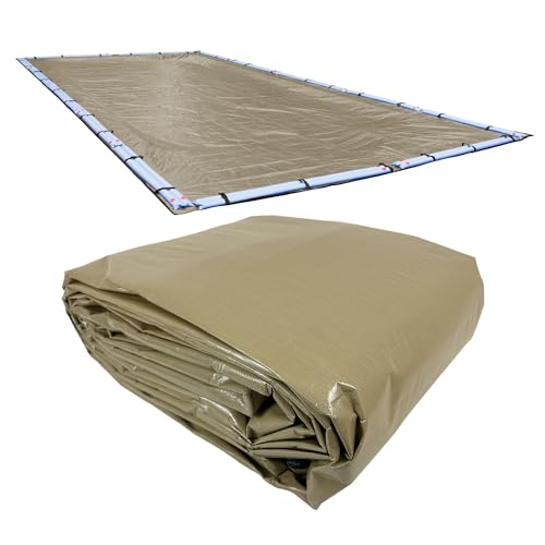 Robelle 30 x 60 ft Industrial Superior Winter Pool Cover for Inground Pool