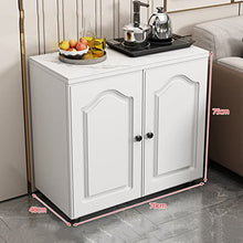 NRFJFOP Rock Slab Side Table Storage Living Room Sofa Cabinet Mini Small Removable Coffee