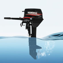 Sootvp 12HP 2 Stroke Outboard Motor Long Shaft Black