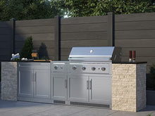NewAge Products 33" Performance Series Gas Grill, 3-Burner, 36,000 BTU, Liquid Propane, 304 Stainless Steel, Built-In Outdoor Kitchen BBQ Grill