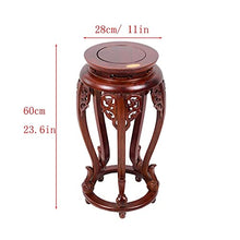 Bonsai Pedestal Vase Pedestal Stands Plant Bonsai Wooden Vase Base Display Stand Flower Shelf Elm Flower Shelf Living Antique Shelf Home Indoor Wooden Vase Base Planter Stand Plant Holder ( Color : Sm