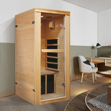 Daleyzay Indoor Far Infrared Sauna Room Canadian Hemlock Natural
