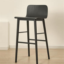 YXIANG56Q Bar Stools Black High Stool Bar Restaurant Household Wooden High Chair Multi-Size Optional Bar Chairs(XXL)