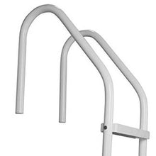 3 Rung Step Ladder Inground Pool Handrail with Polymer Finish, White