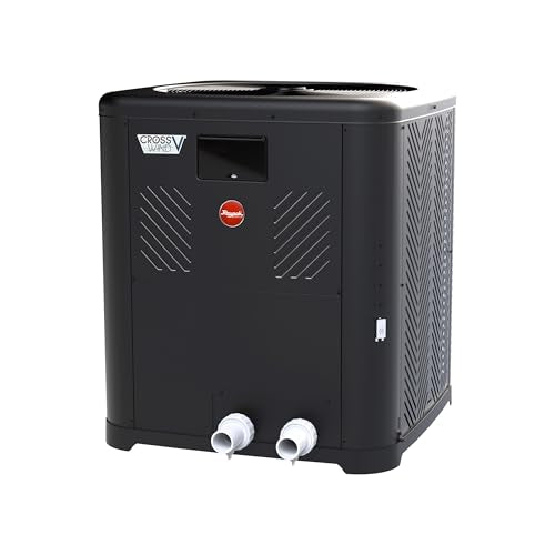 Raypak Crosswind V Pool Heat Pump - Spa and Pool Heater with Free Wi-Fi for Fleet Monitoring, Hybrid Heating for Above Ground and In-Ground Pools