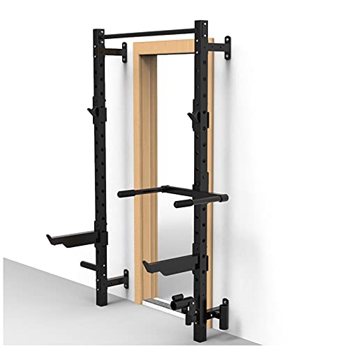 EAS1SOOPE Power Cage Wall Mounted Squat Rack Multifunction