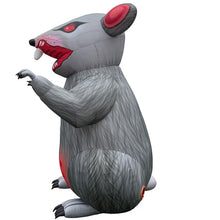 10Ft Inflatable Scabby the Rat Balloon with Blower, Giant Union Protest Display for Labor Disputes, Street Demonstrations and Strikes