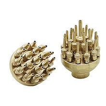 HIONJIN 1Pc 1" 1.5" Brass Adjustable Three-Layer Flower Fountain Spray Center Straight Scattering Sprinklers Landscape Fountains(1.5 inch)