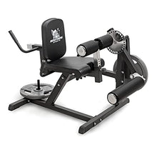 ANYTHING SPORTS Heavy Duty Adjustable Leg Extension and Curl Machine 2.0 Black