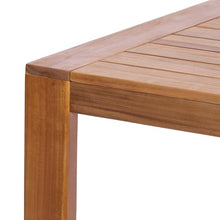 Christopher Knight Home Balew Patio Acacia Wood Dining Table, Indoor and Outdoor Dining Room Table for 6-8 Persons, Rectangular Dining Table for Backyard/Garden, Teak