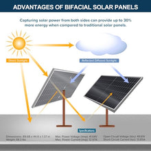 ExpertPower 4320W Solar Power System Kit | 48V - 120V 6.5KW Hybrid Solar Inverter, 540W Bifacial Solar Panels x 8, 120A MPPT Controller | Residential, Back Up, Home, Cabin, Off Grid