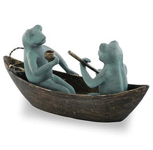 SPI Home 41031 10 x 21.50 x 11 in. Rowboat Picnic Garden Sculpture, Multicolor