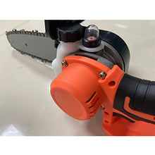 Chain Saw Chain Saw Mini Cordless Electric Protable Chainsaw Logging Saw with Brushless Motor for Tree Pruning and Garden (Orange) Chainsaw (Color : 2 Battery) (1 battery) (1 Battery)