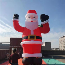 YBZCHLM Giant Christmas Inflatable Santa Claus with Gift Bag & LED Lights Red 28ft