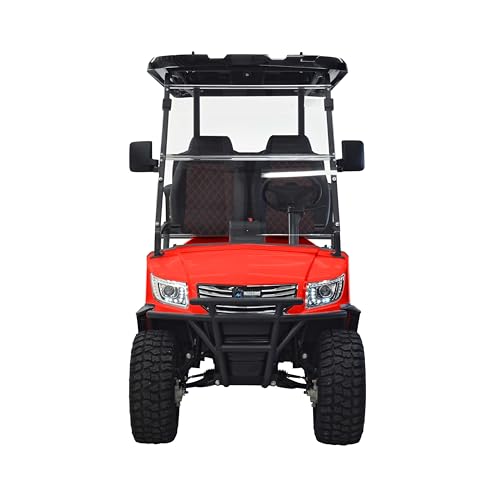 M MASSIMO MOTOR Electric Golf Cart Red