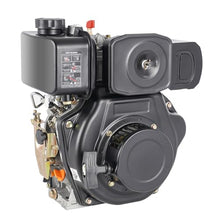 Orudauy 173F Diesel Engine, 4-Stroke 5HP 247cc Small Diesel Motor Engine, 4.05KW 3600r/min Hand Start Vertical Diesel Engine Motor for Water Pumps, Pesticide Sprayers, Microtillers