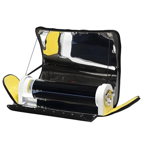 AiODiO Solar Oven, Solar Powered Camping GrillPortable BBQ Grill,4.5L Large Capacity Solar Cooker,Outdoor Oven，Apply to Camping or Hiking