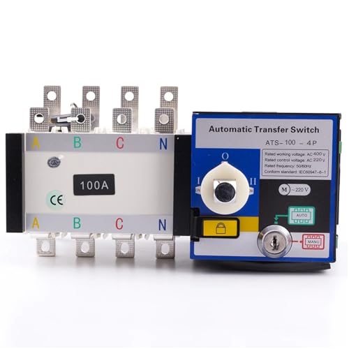 4P 100A 125A 250A 400A 800A 3200A 400V Universal Automatic Transfer Switch ATS Dual Power Transfer Switch AC Single Three Phase(630A)