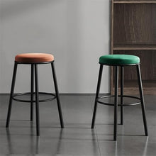 DINBOZ26X Counter Stools Grey Backless Bar Chair Minimalist Bar Restaurant High Legged Chair Wrought Iron Stool Legs Bar Stools(XXL)
