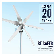 Wind Generator 800W 1000W Wind Power Turbines Generator 12V 24V Windmill Generator for Boat with MPPT Controller Low Noise Low Wind Speed Start (5 Hybrid Control)