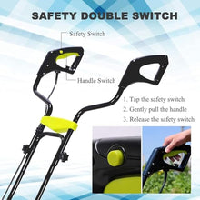 Cordless Electric Garden Rotary Tiller with Adjustable Height and Dual Lithium Battery Life, Suitable for Lawn and Field Soil Cultivation