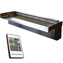 Anjon Manufacturing 48" Stainless Steel Color Changing NiteFalls Spillway with Remote