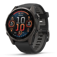 PlayBetter Garmin Fenix 8 AMOLED Sapphire Multisport GPS Smartwatch Bundle Carbon Gray DLC Titanium