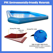 EQCOTWEA 26.2x26.2x2ft Oversized Inflatable Water Pool with 110V 800W Pump