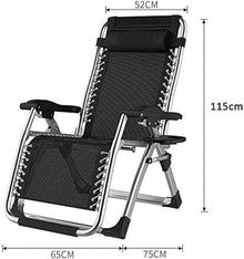 Lightweight Sun Lounger Garden Chairs Lounge Chair Folding Zero Gravity Wide Recliner Suitable for Outdoor Beach Patio Pool etc, Heavy Duty Reclining Recliner Comfo