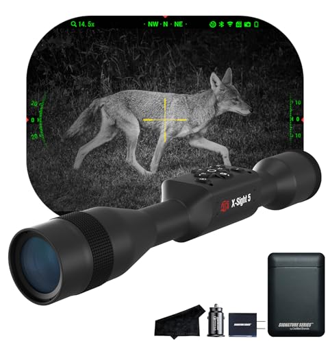 Certified Brands ATN X-Sight 5 Ultra HD 4K+ Smart Day & Night Vision Scope Signature Series Kit