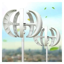 COMOAEW Wind Generator, 300W Wind Generator Kit 12V Vertical Axis 5-Blade Wind Power Unit with Controller Residential Commercial Applications,for Home Boat Marine