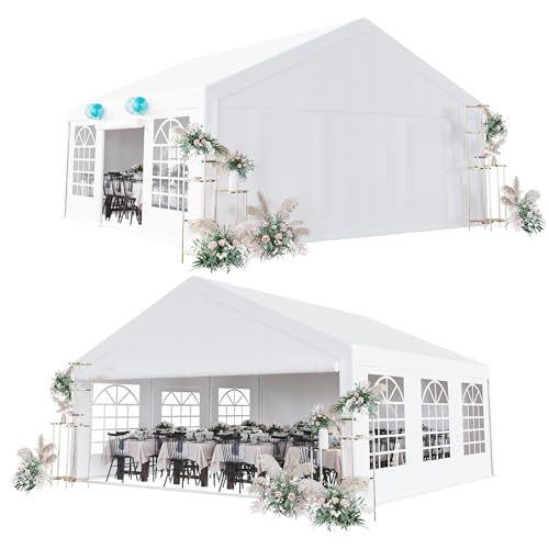 GarveeLife 20x32 FT Heavy Duty Wedding Canopy Tent White