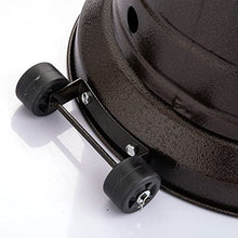 Outdoor Patio Heaters with Wheels Heaters Umbrella Mobile Ceramic Gas Heaters for Commercial and Residential Porcelain